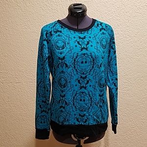Sally and jack cameo crew neck teal sweater